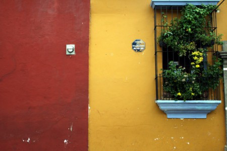 Antigua - dettaglio di una casa